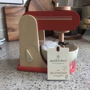 Last One! Hearth & Hand Wooden Toy Kitchen Mixer